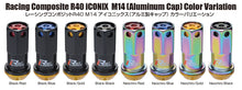 Load image into Gallery viewer, Project Kics 16+4 Black Lock &amp; Lug Nuts R40 Iconix - 14X1.25 (Black Cap)