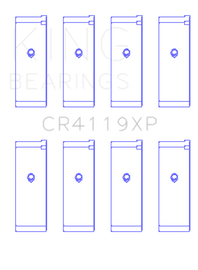 King Mitsubishi 4G91/4G92/4G93 16V XP - Series Performance Rod Bearing Set - Size STD