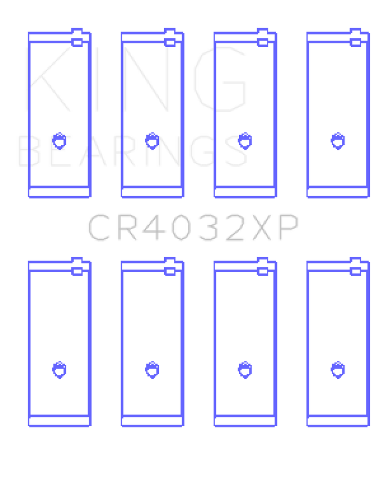 King Engine Bearings Toyota 4AGE 4AGZE 16V 1.6L (Size STDX) Performance Rod Bearing Set