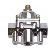 Load image into Gallery viewer, Edelbrock Fuel Pressure Regulator Carbureted 160 GPH 5-10 PSI 3/8In In/Out 3/8In Return Blue/Clear