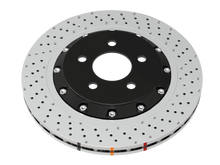 Load image into Gallery viewer, DBA 16-18 Ford Focus RS Front 5000 Series 2-Piece Drilled Rotor w/Black Hat