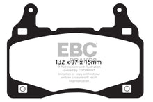 Load image into Gallery viewer, EBC 11-15 Chevrolet Camaro (5th Gen) 6.2 Yellowstuff Front Brake Pads