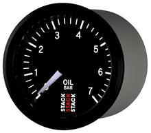 Load image into Gallery viewer, Autometer Stack Instruments 52mm 0-7 BAR M10 (M) Mechanical Oil Pressure Gauge - Black