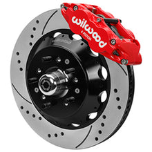 Load image into Gallery viewer, Wilwood Forged 6 Piston Red Superlite Caliper, SRP 72 Vane Vented Spec37 Drilled &amp; Slotted Rotor - 1