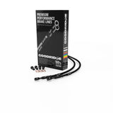 Goodridge 12-13 Harley-Davidson XL1200X Forty Eight Black Front Brake Line w/Black Fitting