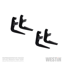 Load image into Gallery viewer, Westin 2007-2013 Chevy Silverado 1500 Crew Cab Running Board Mount Kit - Black