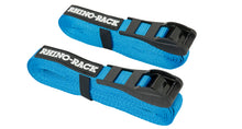 Load image into Gallery viewer, Rhino-Rack Rapid Tie Down Straps w/Buckle Protector - 4.5m/15ft - Pair - Red