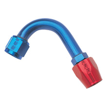 Load image into Gallery viewer, Russell Performance -12 AN Red/Blue 120 Degree Full Flow Hose End (1-1/2in Centerline Radius)