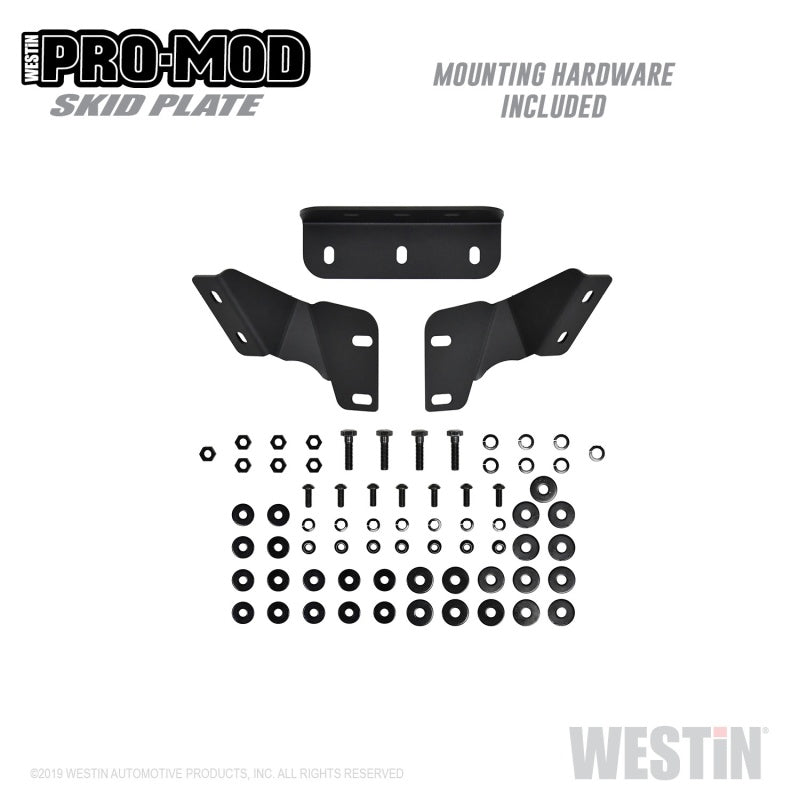 Westin 19-22 Ford Ranger Outlaw/Pro-Mod Skid Plate - Tex. Blk