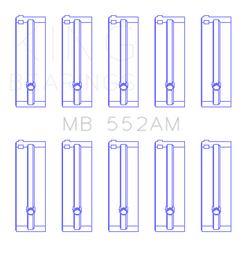 King Engine Bearings Toyota 3T/TG / 12T / 4TG Main Bearing Set