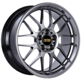 BBS RG-R 19x8 5x114.3 ET42 Diamond Black Wheel -82mm PFS/Clip Required