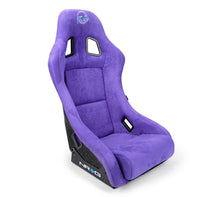 Load image into Gallery viewer, NRG FRP Bucket Seat PRISMA Edition w/ Pearlized Back Purple Alcantara - Medium