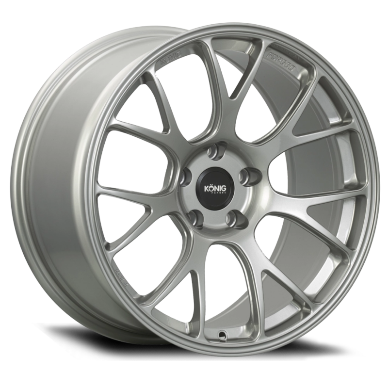 Konig Forged F1M 18X10 5X120.65 ET58 Ash Silver Knurled Bead