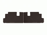 WeatherTech 22-23 Infiniti QX60 / Nissan Pathfinder Rear Rubber Mats - Cocoa