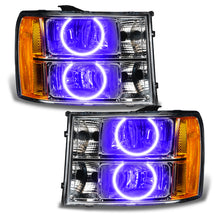Load image into Gallery viewer, Oracle Lighting 07-13 GMC Sierra Pre-Assembled LED Halo Headlights -UV/Purple