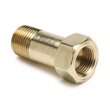 Load image into Gallery viewer, AutoMeter Fitting Adapter 3/8in. NPT Male Extension Brass For Mech. Temp. Gauge