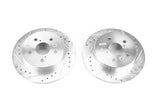 Power Stop 18-19 Toyota Camry Rear Evolution Drilled & Slotted Rotors - Pair