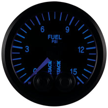 Load image into Gallery viewer, Autometer Stack 52mm 0-15 PSI 1/8in NPTF Male Pro-Control Fuel Pressure Gauge - Black