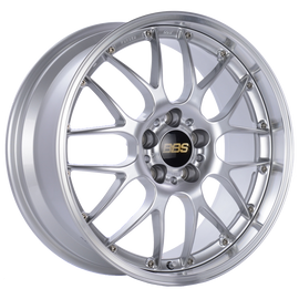 BBS RS-GT 18x8 5x130 ET50 CB71.6 Diamond Silver Center Diamond Cut Lip Wheel