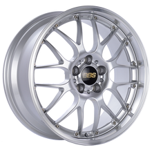 Load image into Gallery viewer, BBS RS-GT 18x8.5 5x112 ET32 PFS Diamond Silver Center Diamond-Cut Rim Wheel - PFS/Clip Req