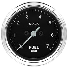 Load image into Gallery viewer, Autometer Stack 52mm 0-7 Bar M10 Male Pro Stepper Motor Fuel Pressure Gauge - Classic