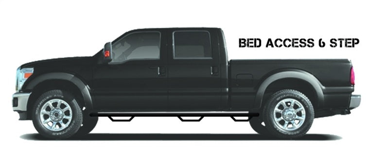 N-Fab Nerf Step 2019 Chevy/GMC 1500 Crew Cab 5ft 8in Bed - Bed Access Gloss - Black - 3in