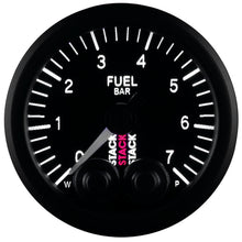 Load image into Gallery viewer, Autometer Stack 52mm 0-7 Bar M10 Male Pro-Control Fuel Pressure Gauge - Black