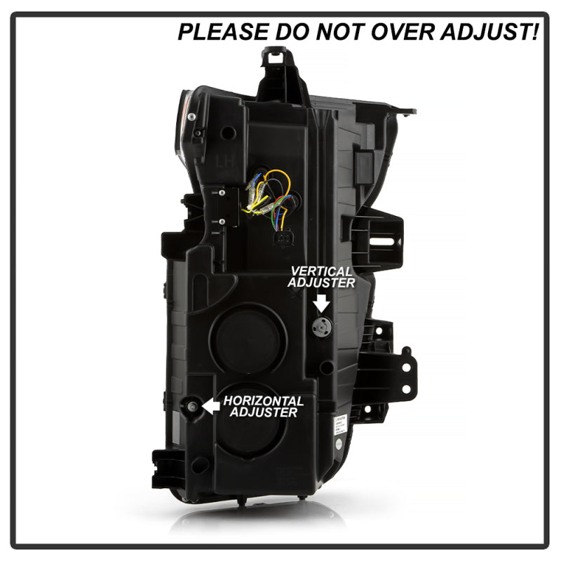 Spyder Chevy Silverado 20-23 HD 2500/3500 High-Power LED Module - Black (PRO-YD-CSHD20AP-SEQ-BK)