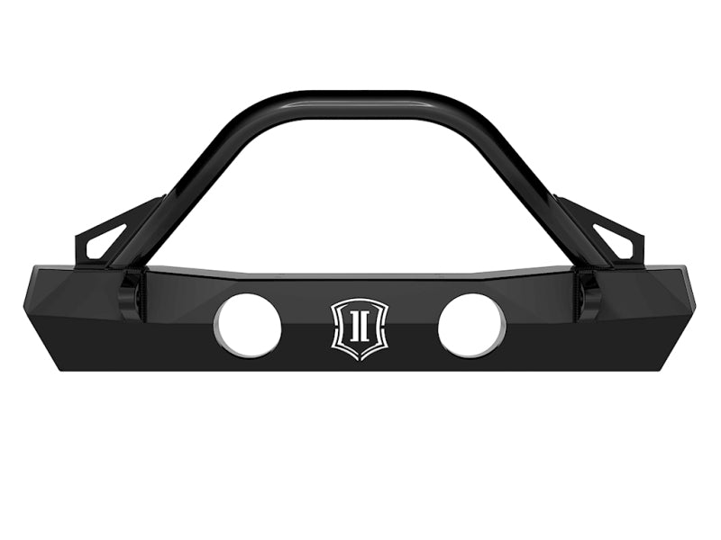 ICON 2018+ Jeep Wrangler JL / 2020+ Jeep Wrangler JT Pro Series Front Bumper w/Bar/Tabs