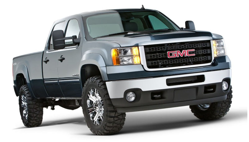 Bushwacker 07-13 GMC Sierra 1500 Fleetside Extend-A-Fender Style Flares 4pc 78.7/97.6in Bed - Black