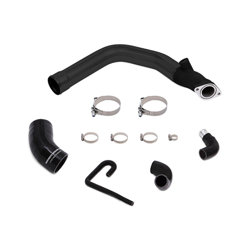 Mishimoto 2015 Subaru WRX Top-Mount Intercooler Kit - Powder Coated Black & Polished Pipes