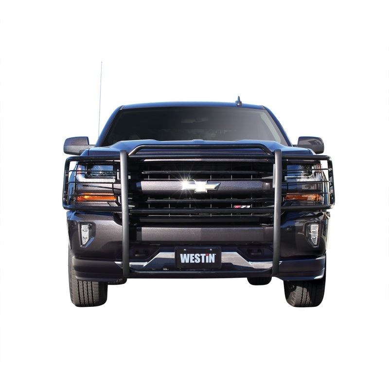 Westin 2016-2018 Chevrolet Silverado 25/3500 Sportsman Grille Guard - Black