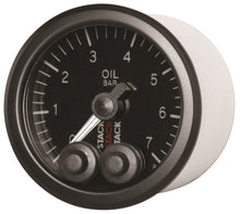 Load image into Gallery viewer, Autometer Stack 52mm 0-7 Bar M10 Male Pro-Control Oil Pressure Gauge - Black