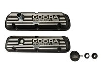 Load image into Gallery viewer, Ford Racing Black Satin Valve Cover Cobra