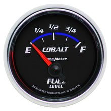 Load image into Gallery viewer, Autometer Cobalt 52mm 240 E/33 F SSE Fuel Level Gauge