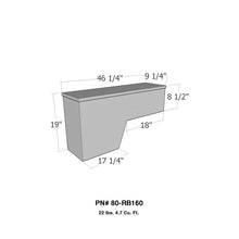 Load image into Gallery viewer, Westin/Brute Pork Chop Tool Box Driver Side 46in - Aluminum