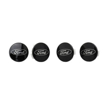 Load image into Gallery viewer, Ford Racing Car Black and Chrome Wheel Cap