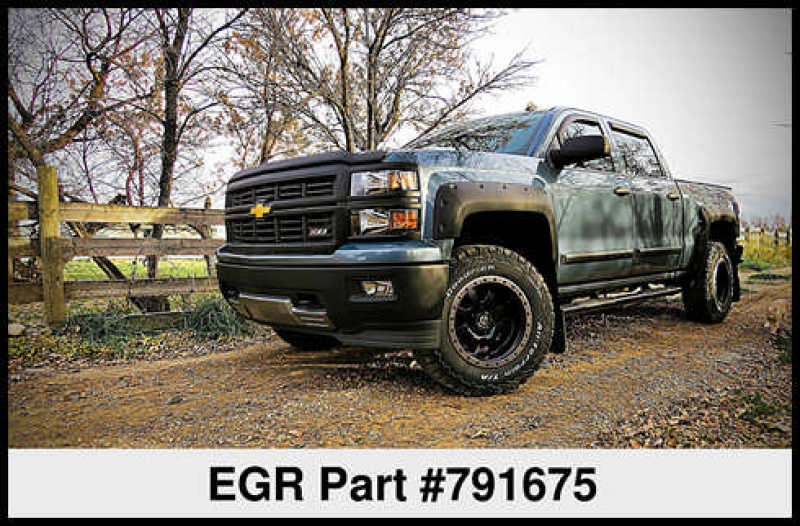 EGR 14+ Chev Silverado 5ft Bed Bolt-On Look Fender Flares - Set - Matte