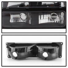 Load image into Gallery viewer, Xtune Chevy Suburban 94-98 Headlights w/ Corner &amp; Parking Lights 8pcs Black HD-JH-CCK88-AM-BK-SET