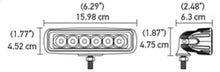 Load image into Gallery viewer, Hella Value Fit Mini 6in LED Light Bar - Flood Beam Pedestal