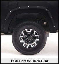 Load image into Gallery viewer, EGR 14+ Chev Silverado 5ft Bed Bolt-On Look Color Match Fender Flares - Set - Black