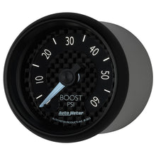 Load image into Gallery viewer, Autometer GT Series 52mm Mechanical 0-60 psi Boost Gauge