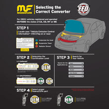 Load image into Gallery viewer, Magnaflow 2.25 w/dual O2 5in. Spun Universal Converter