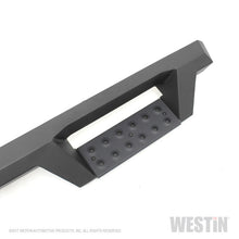 Load image into Gallery viewer, Westin 14-18 Chevrolet Silverado 1500 DC 6.5ft Bed HDX Drop W2W Nerf Step Bars - Tex. Blk