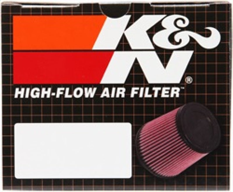 K&N Universal Rubber Filter 2-1/4in FLG x 5-1/8in Base x 4-5/8in Top x 6in Height