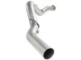 aFe ATLAS 5in Alum Steel DPF-Back Exhaust System 2007-10 GM Diesel Trucks V8-6.6L (td)