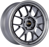 BBS LM-R 19x8.5 5x130 ET55 CB71.6 Diamond Black Center Diamond Cut Lip Wheel