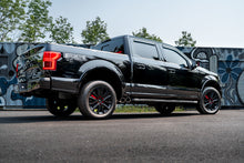 Load image into Gallery viewer, MBRP 15-20 Ford F150 Pre-Axle 4in OD Tips Dual Outlet 3in Black Coated Cat Back Exhaust