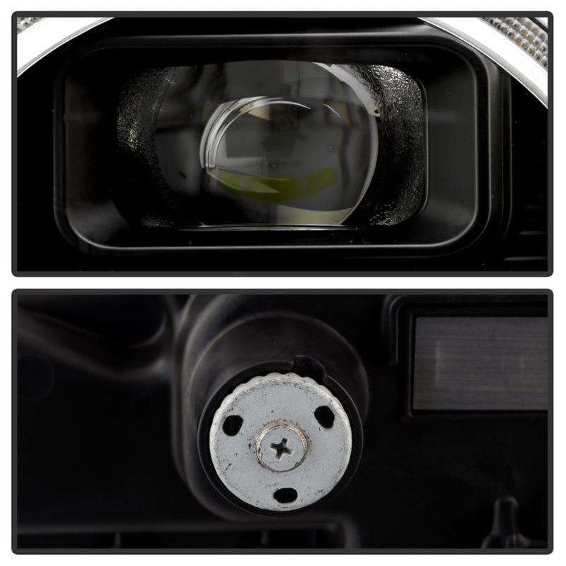 Spyder 21-24 Ford Bronco High-Power LED Headlights - Black (PRO-YD-FB21LEDAP-SEQSBGR-BK)