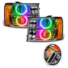 Load image into Gallery viewer, Oracle 07-13 GMC Sierra SMD HL - Round Ring Design - ColorSHIFT